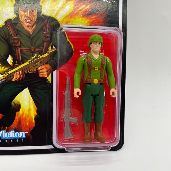 G.I. Joe Super7 3.75" Action Figure Trooper Infantry Pink Skin New Sealed - Picture 3 of 5